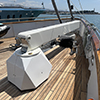hydraulic marine tender crane