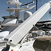 hydraulic marine tender crane
